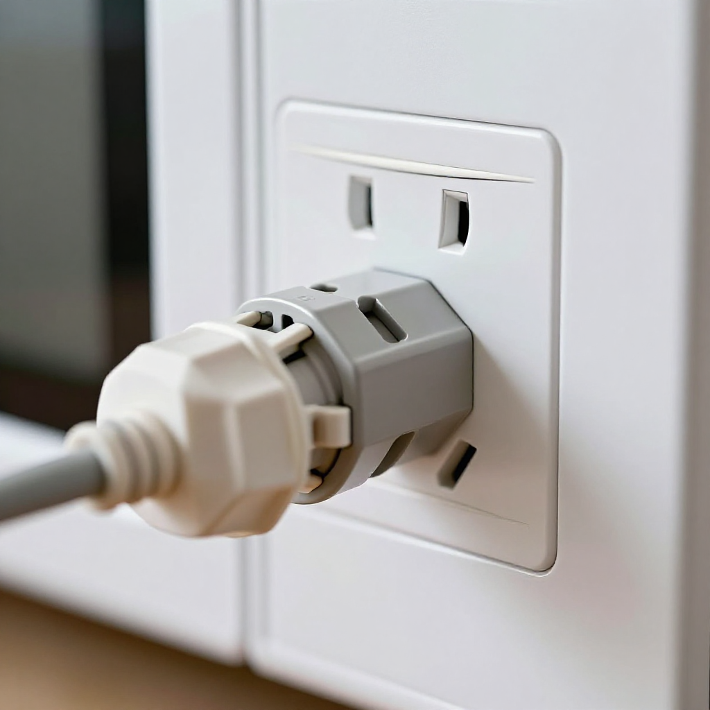 Unplug microwave and wait