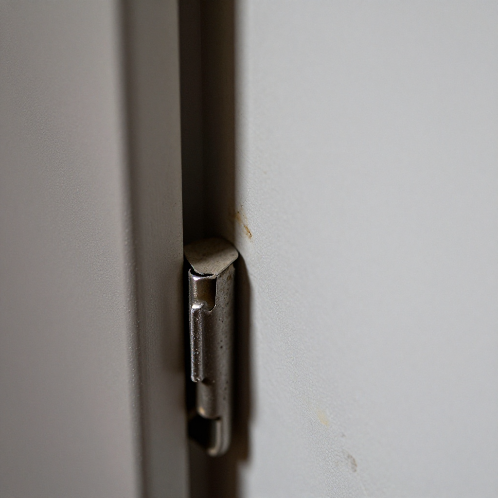 Identify where the door is rubbing