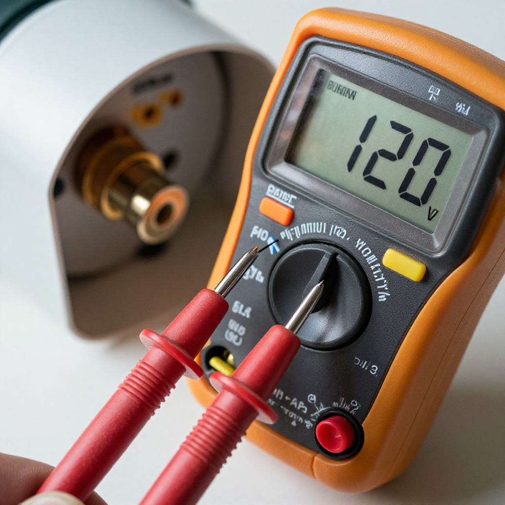 Test for voltage on the primary side